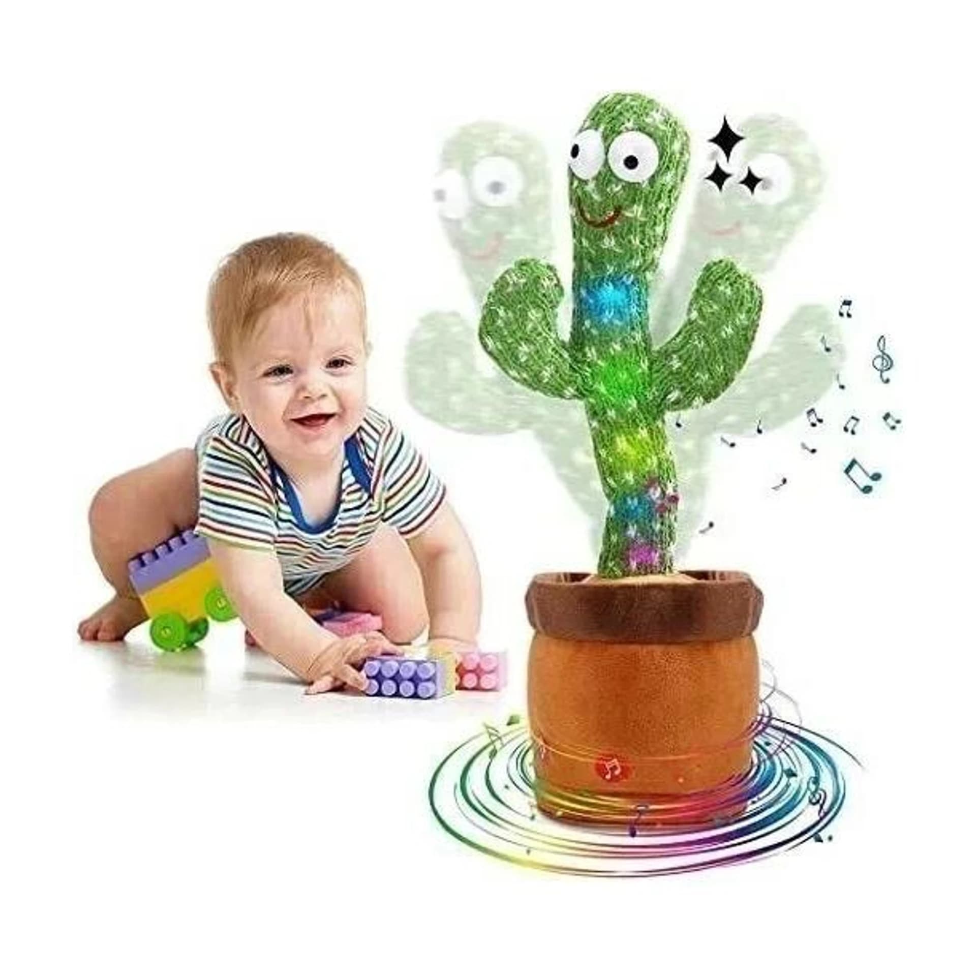 Dancing cactus Toy Talking Repeat Bluetech Singing Toy 120 Songs